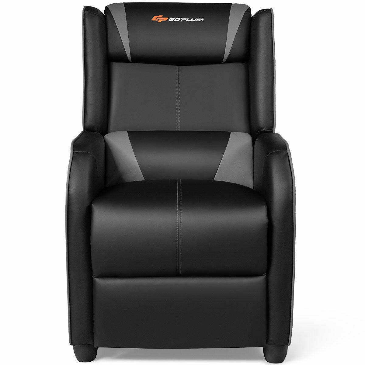 Home Massage Gaming Recliner Chair-Gray Kids Crystal