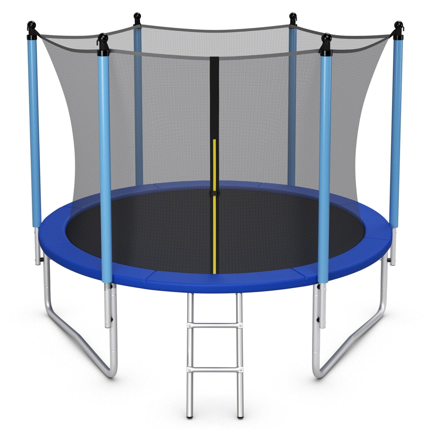Outdoor Trampoline with Safety Closure Net-15 ft Kids Crystal