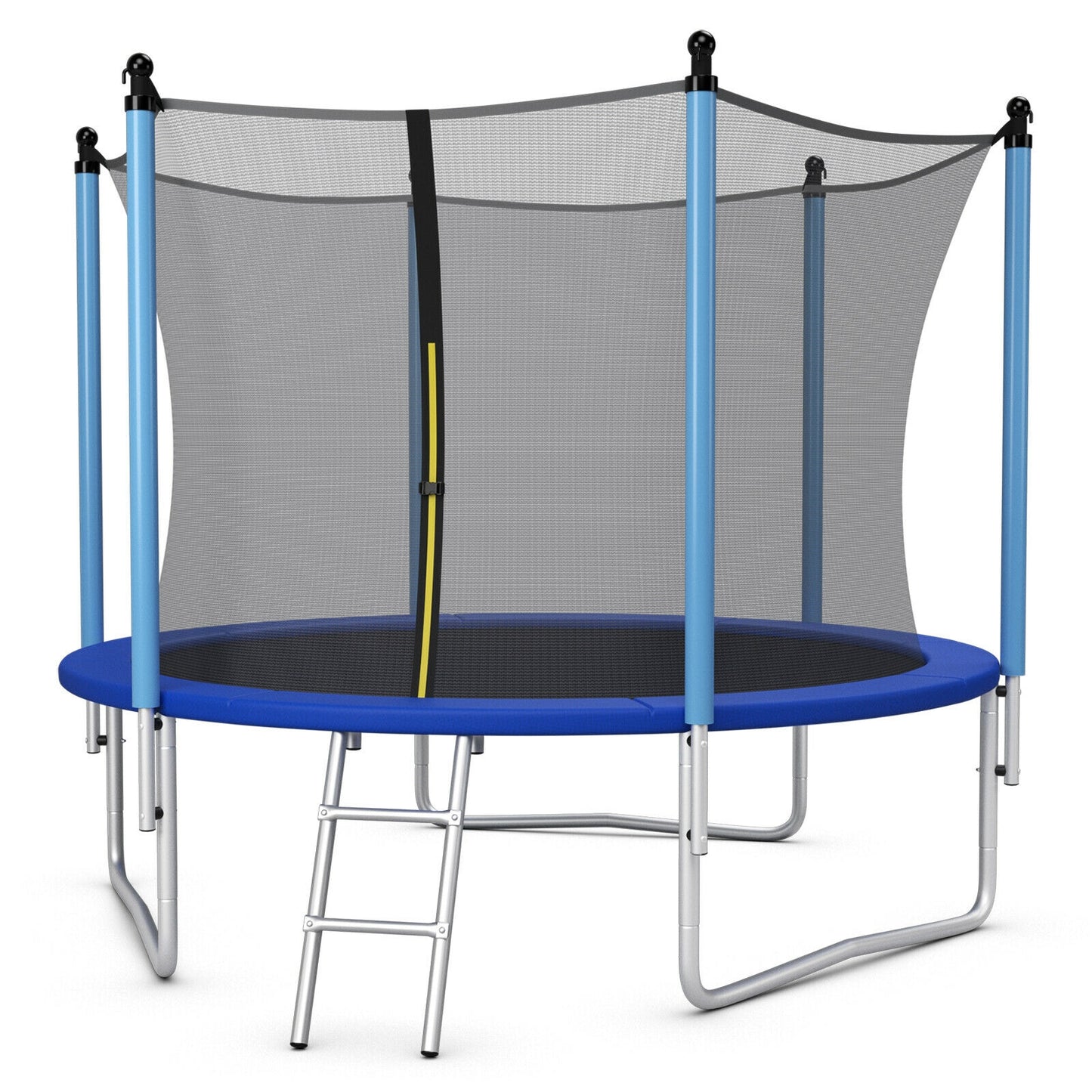 Outdoor Trampoline with Safety Closure Net-15 ft Kids Crystal