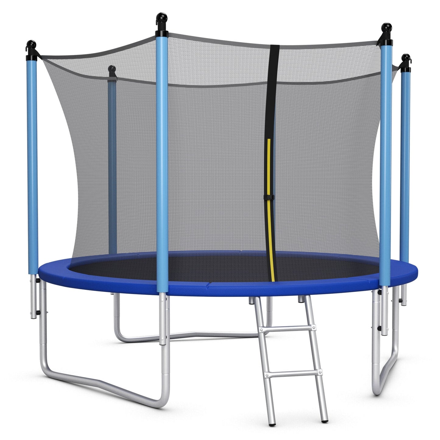 Outdoor Trampoline with Safety Closure Net-15 ft Kids Crystal