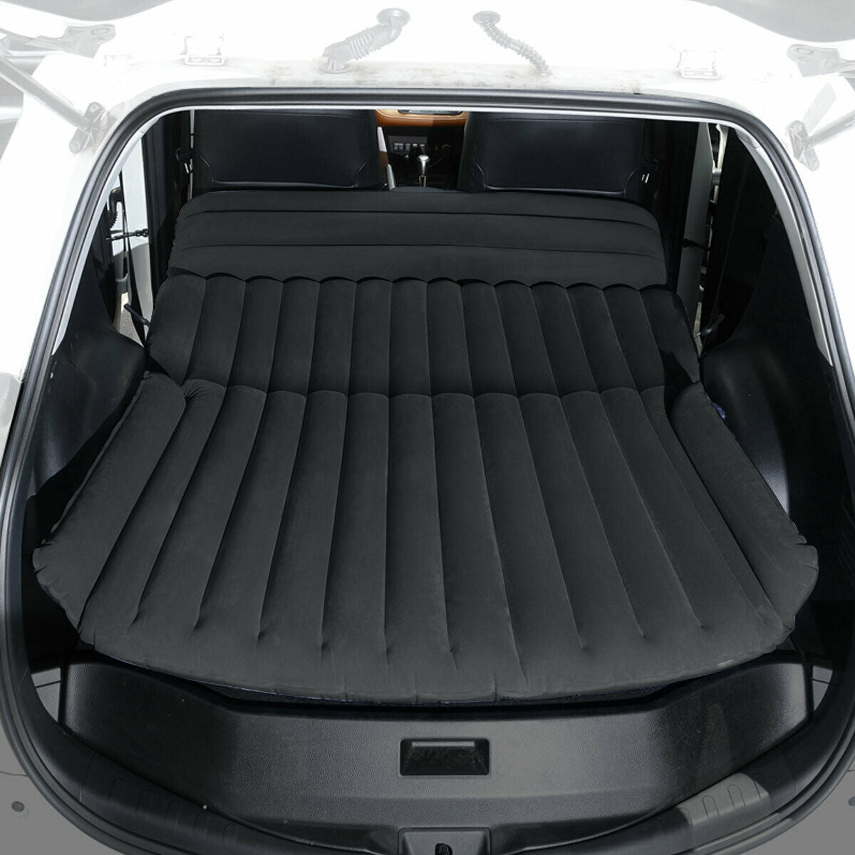 Inflatable SUV Air Backseat Mattress Travel Pad with Pump Outdoor Kids Crystal