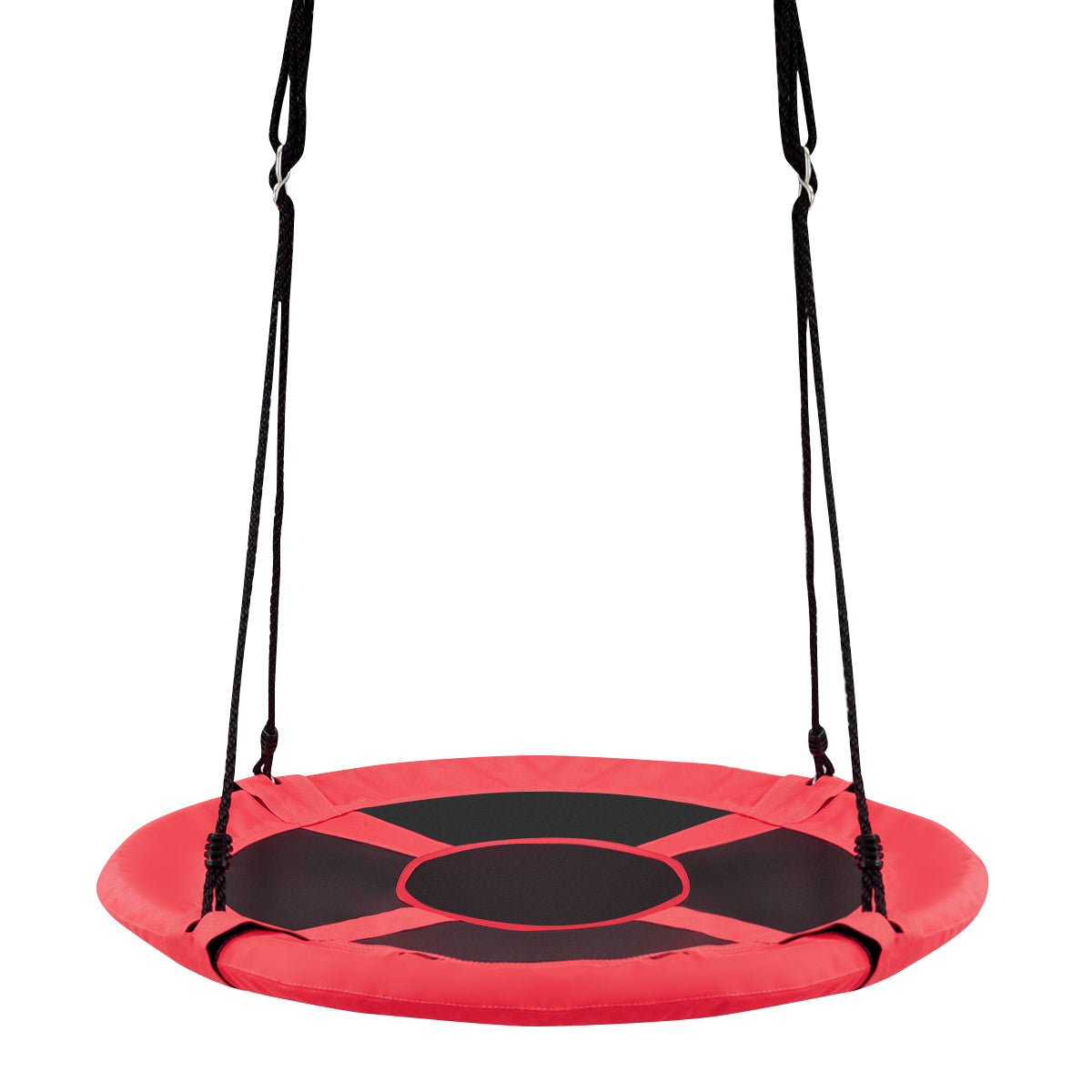 2-in-1 40 Inch Kids Hanging Chair Detachable Swing Tent Set-Orange Kids Crystal