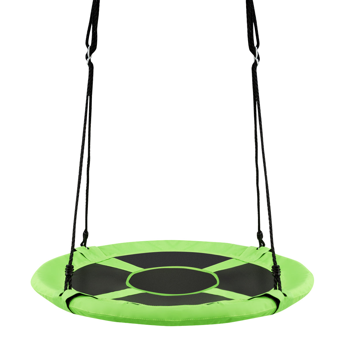 2-in-1 40 Inch Kids Hanging Chair Detachable Swing Tent Set-Green Kids Crystal