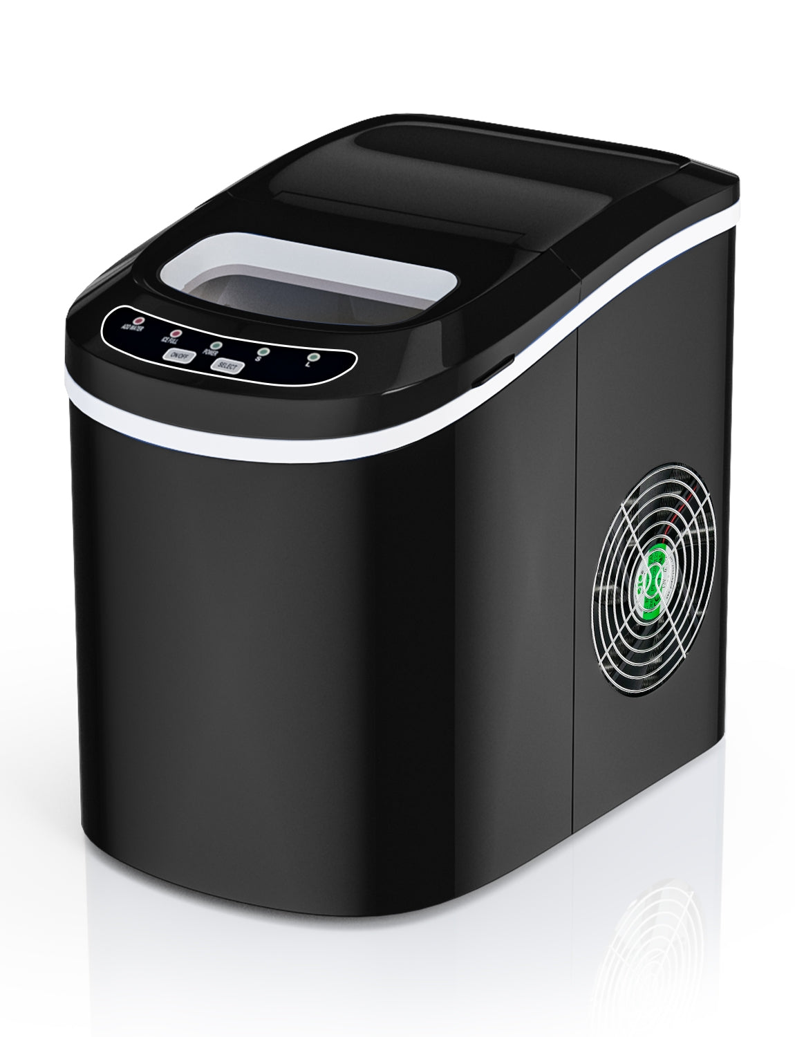 Mini Portable Compact Electric Ice Maker Machine-Black Kids Crystal