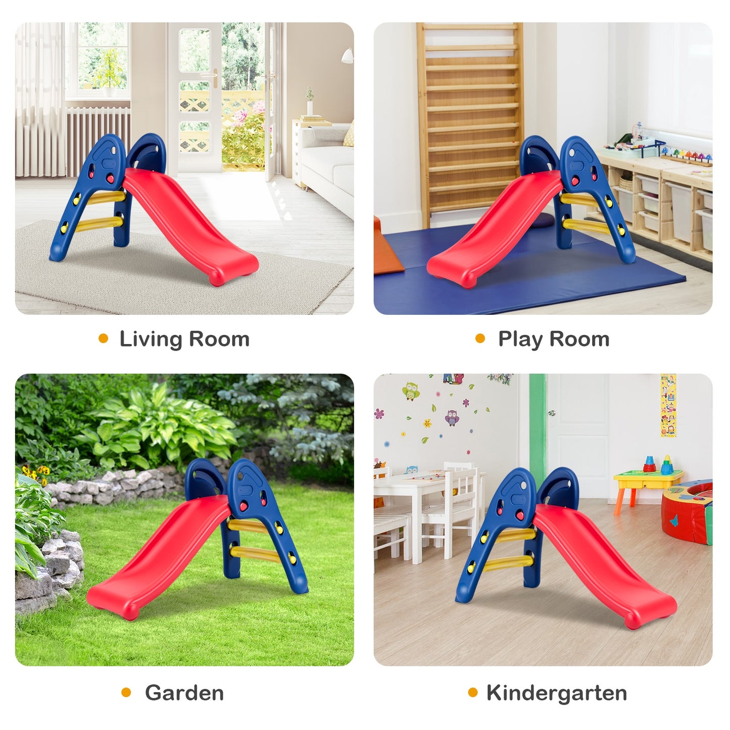 Step 2 Children Folding Plastic Slide Kids Crystal
