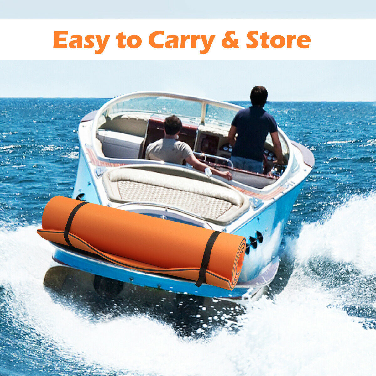 3 Layer Water Floating Pad for Recreation/Relaxing Kids Crystal