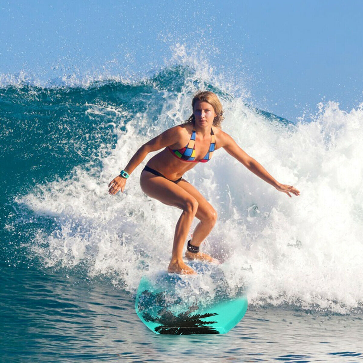 33 Inch/37 Inch/41 Inch Lightweight Super Surfing Bodyboard Kids Crystal