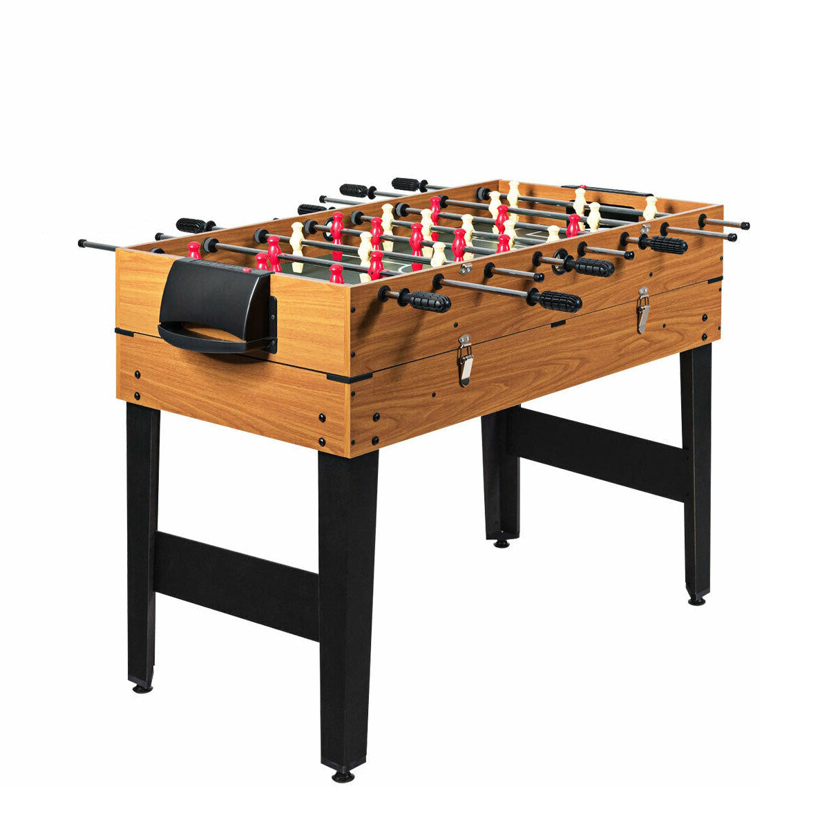 48 Inch 3-In-1 Multi Combo Game Table with Soccer for Game Rooms Kids Crystal