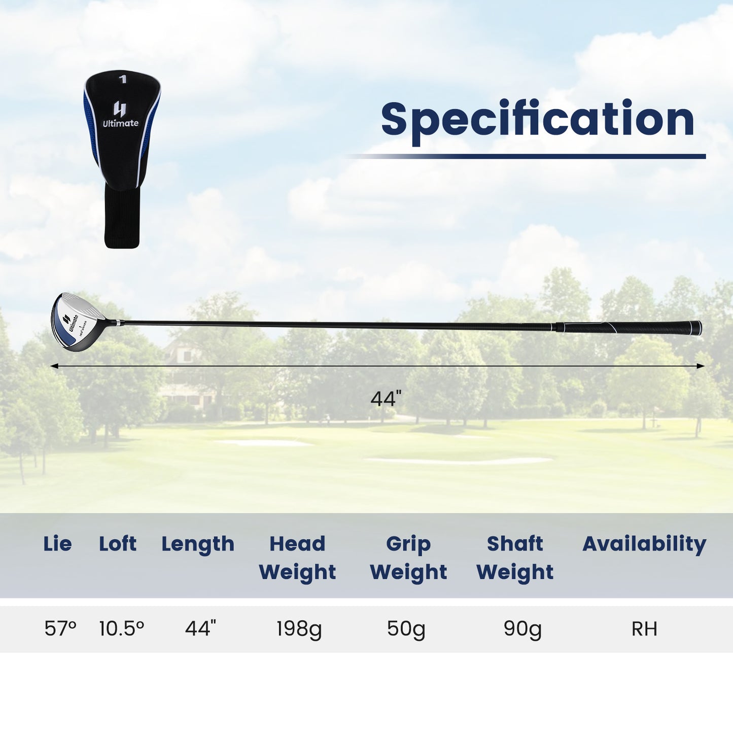 10.5° Individual Driver Golf Club for Men 460CC Kids Crystal