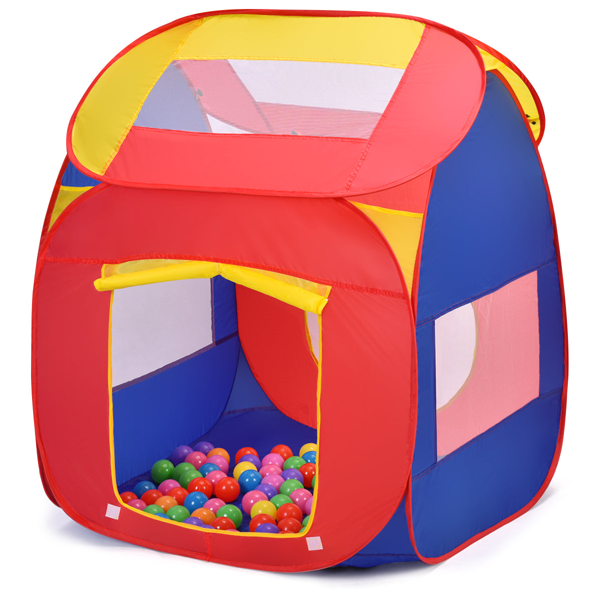 Portable Kid Play House Toy Tent with 100 Balls Kids Crystal