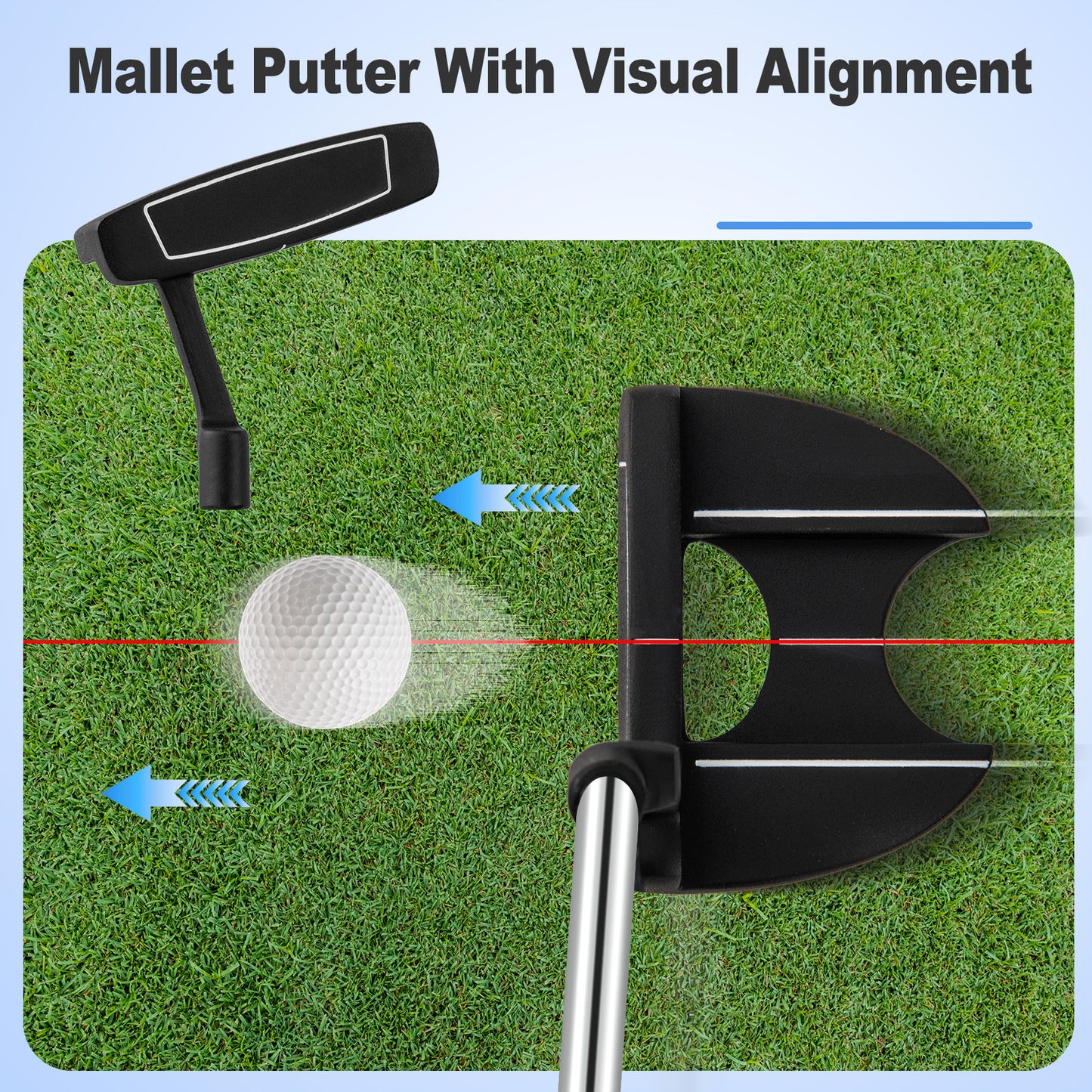 Men’s Profile Complete Golf Club Package Set Includes 10 Pieces-Black Kids Crystal