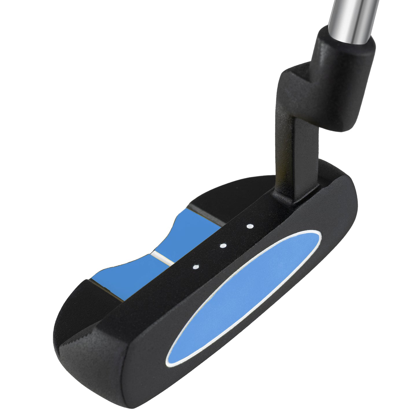 Junior Mallet Putter Individual Gold Club for Kids Ages 11-14-Blue Kids Crystal