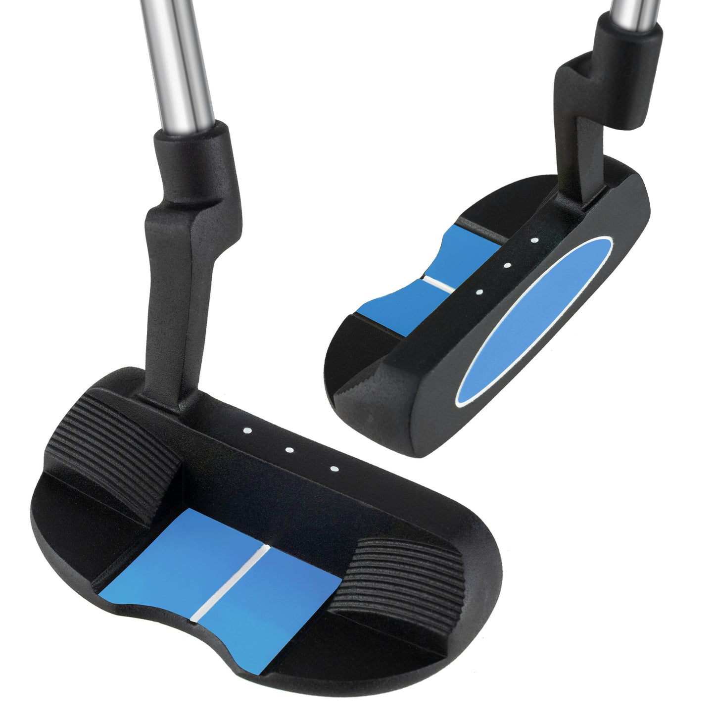 Junior Mallet Putter Individual Gold Club for Kids Ages 11-14-Blue Kids Crystal