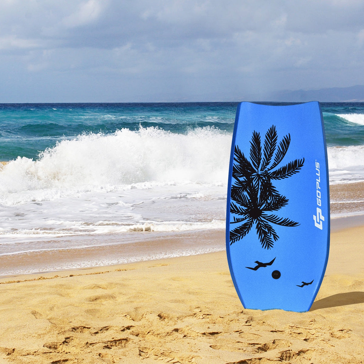 Super Lightweight Bodyboard Surfing with Leash EPS Core Boarding-L Kids Crystal