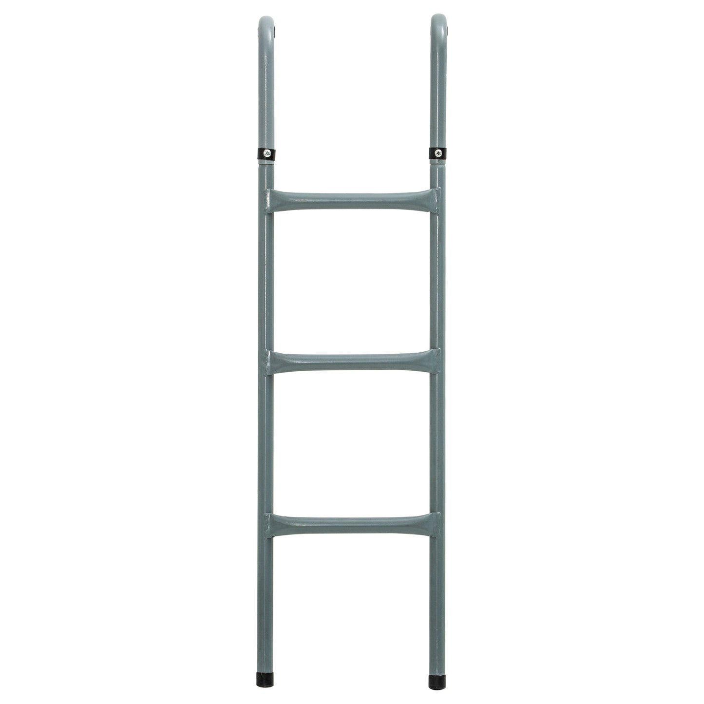 Steel Trampoline Ladder, Fit 12ft & 14ft Trampoline, 3-Step Trampoline Ladder, Trampoline Accessories, 330 lbs Capacity Kids Crystal