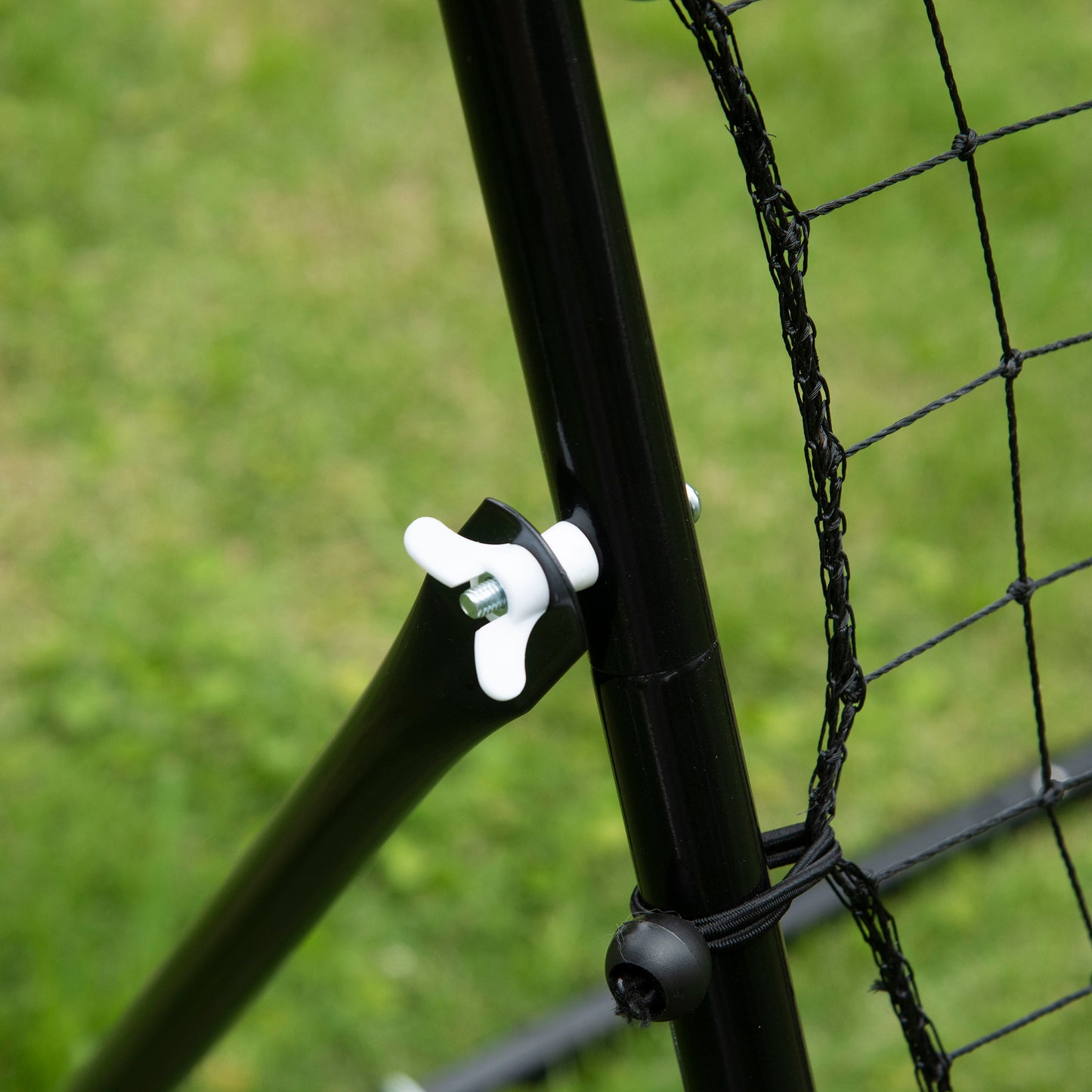 Volleyball Rebounder Net Football Training Aid Kickback Target Play Black Kids Crystal
