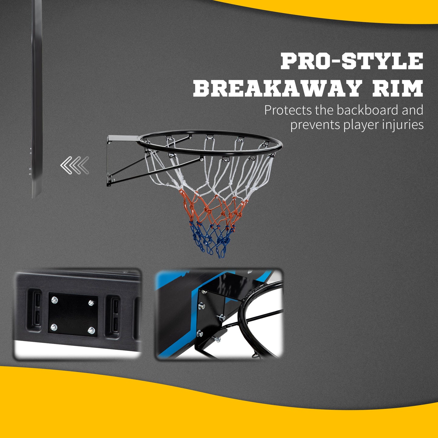 Wall Mounted Mini Basketball Hoop Set for Kids Adults Indoor Outdoor Use Over the Door Basketball Goal Kids Crystal