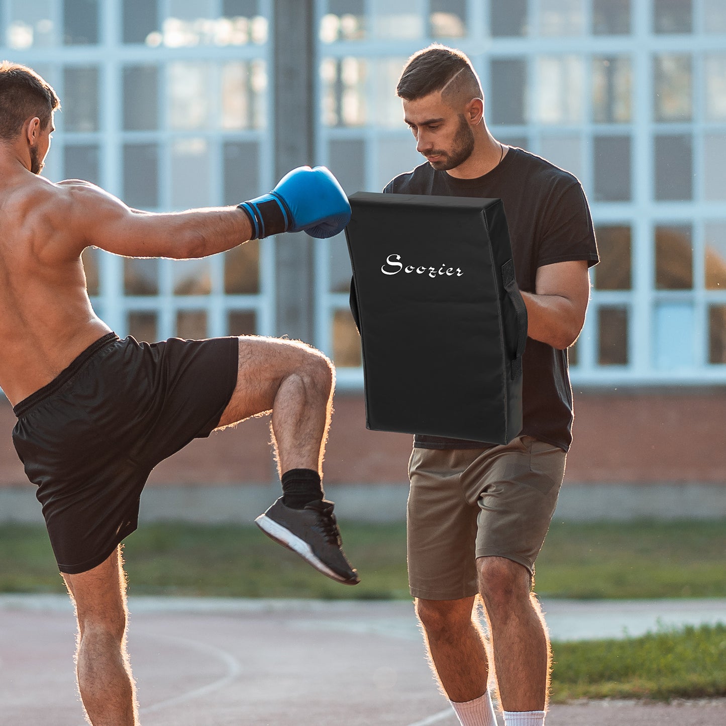 Kick Shield Curved Muay Thai Boxing Pad for MMA Taekwondo Krav Maga Martial Arts Karate Training Kids Crystal