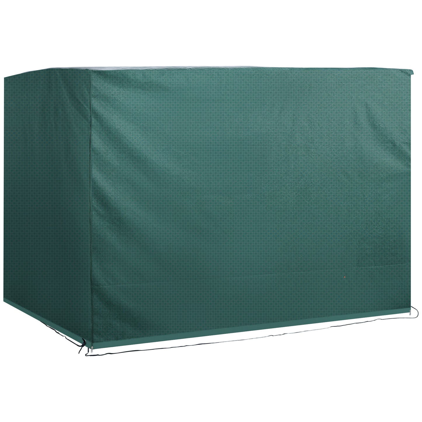 7x5x5ft H Large Patio Swing Chair Cover Outdoor Garden Furniture Protector, All-weather Rain and UV Blocks, Dark Green Kids Crystal