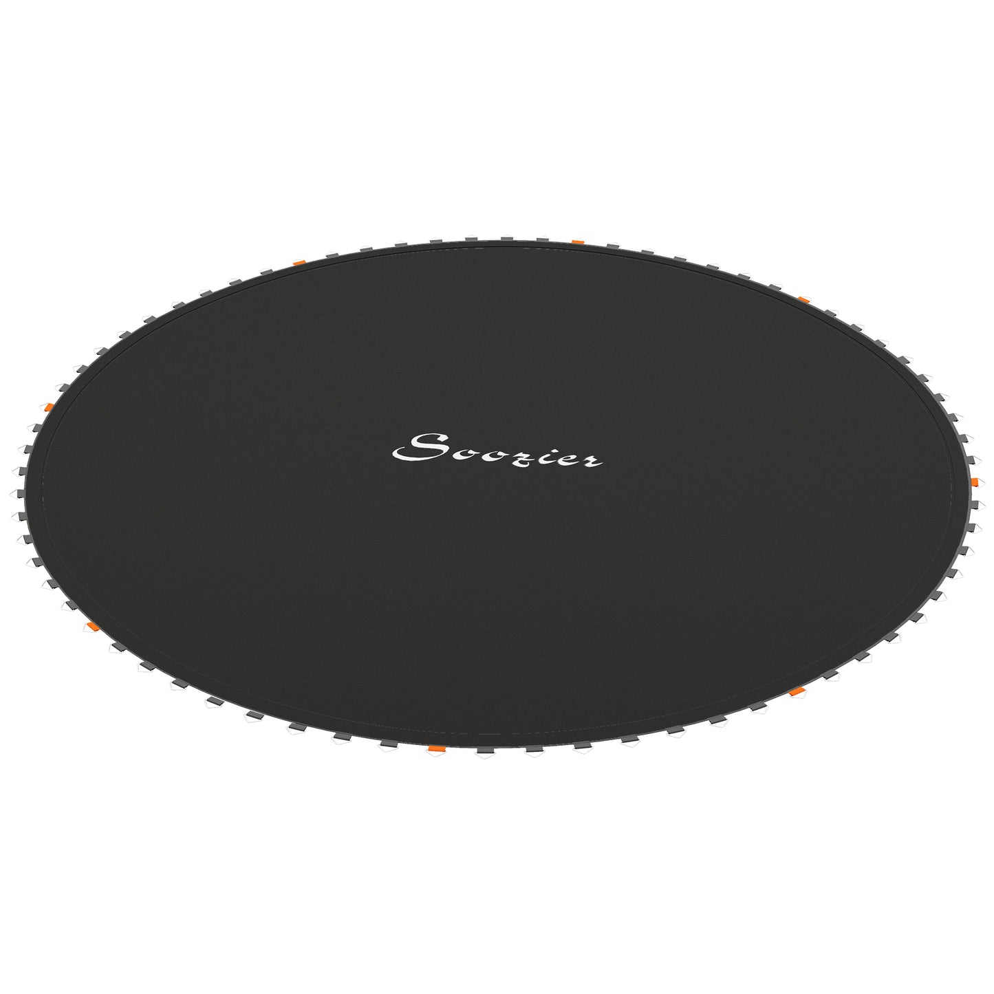 Trampoline Replacement Mat, Fits 14' Trampoline w/ 80 V-Hooks & 5.5" Springs (Spring & Frame not Included), Black Kids Crystal