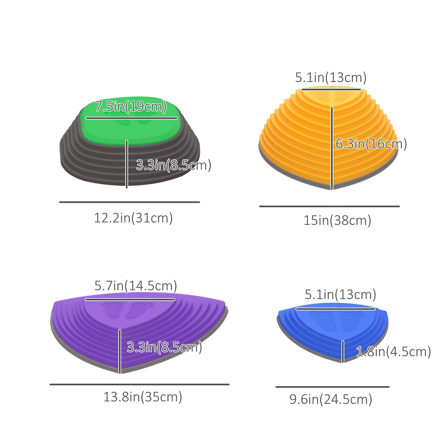 Kids Balance Stepping Stones 11 pcs Set, Fun Indoor Outdoor Play Equipment for Obstacle Courses Kids Crystal