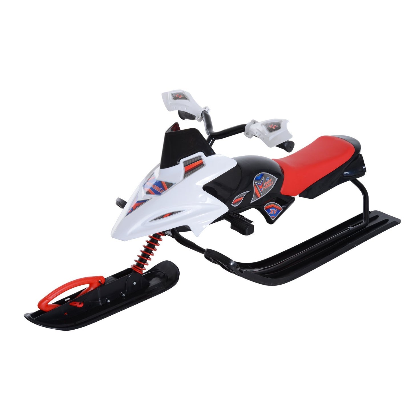 Snow Mobile Scooter Outdoor Winter Sled Motor Snow Racer Rush Sledge Exciting Ride On Vehicle Children Kids Crystal