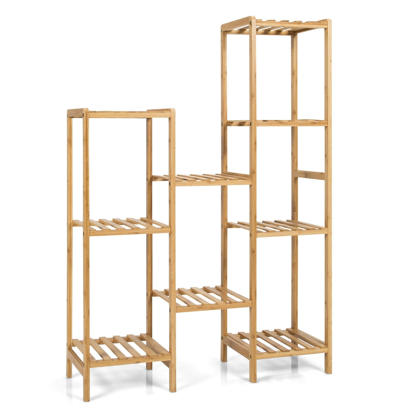 9/11-Tier Bamboo Plant Stand for Living Room Balcony Garden-9-Tier Kids Crystal