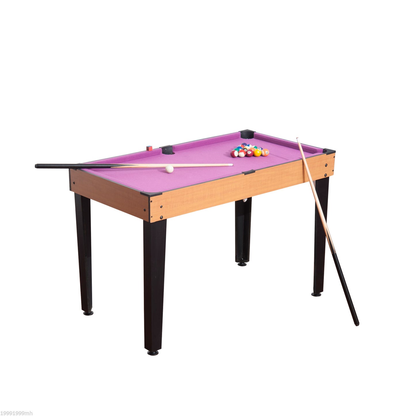 3-in-1 Mini Multi-Game Table Set for Billiards Table Tennis Air Hockey with Complete Accessories Kids Crystal