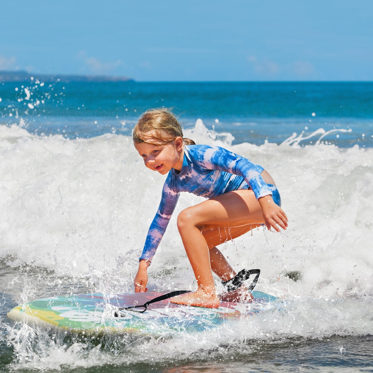33/37/41 Inches Lightweight Body Board Boogie Board with EPS Core XPE Deck HDPE Bottom Multicolor1-S Kids Crystal