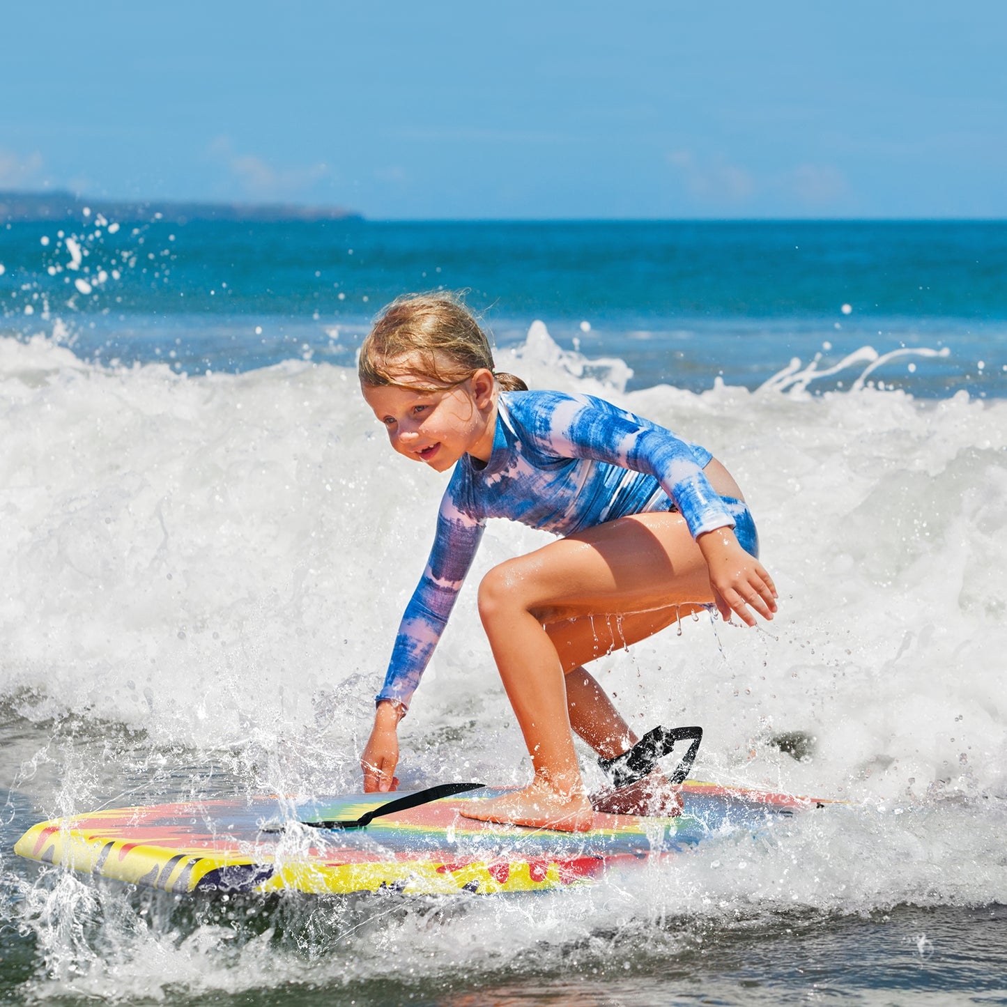 33/37/41 Inches Lightweight Body Board Boogie Board with EPS Core XPE Deck HDPE Bottom Multicolor3-S Kids Crystal