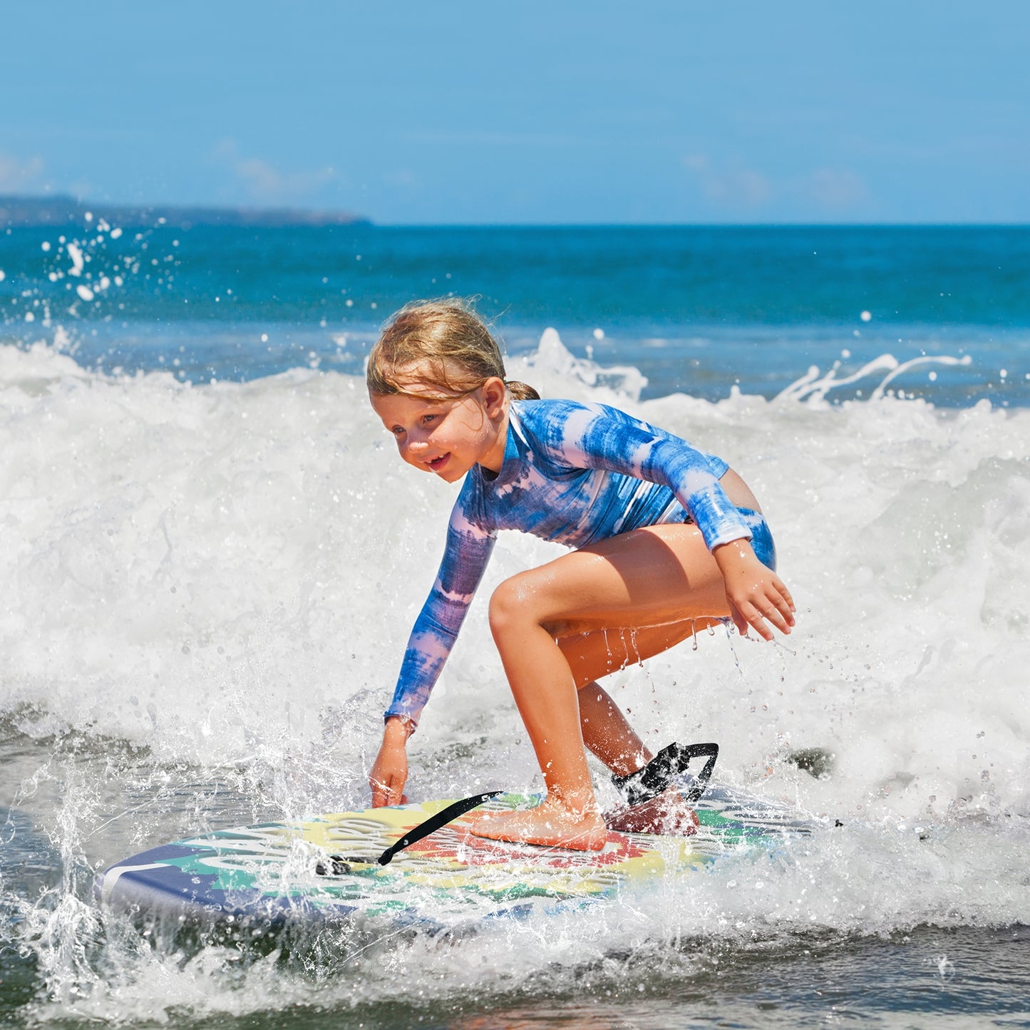 33/37/41 Inches Lightweight Body Board Boogie Board with EPS Core XPE Deck HDPE Bottom Multicolor4-S Kids Crystal