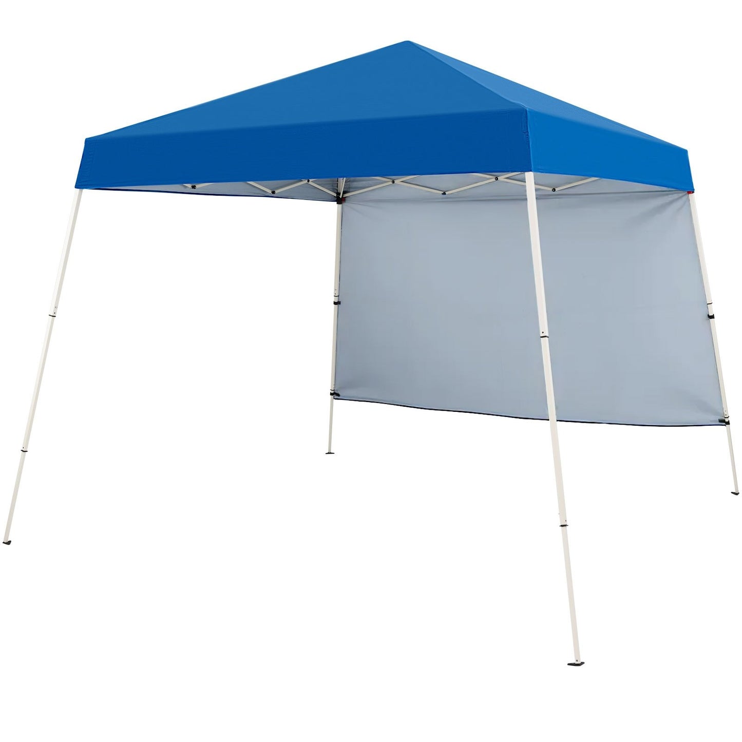 8 X 8 Feet Pop up Canopy Tent with 1 Sidewall and Portable Backpack-Blue Kids Crystal