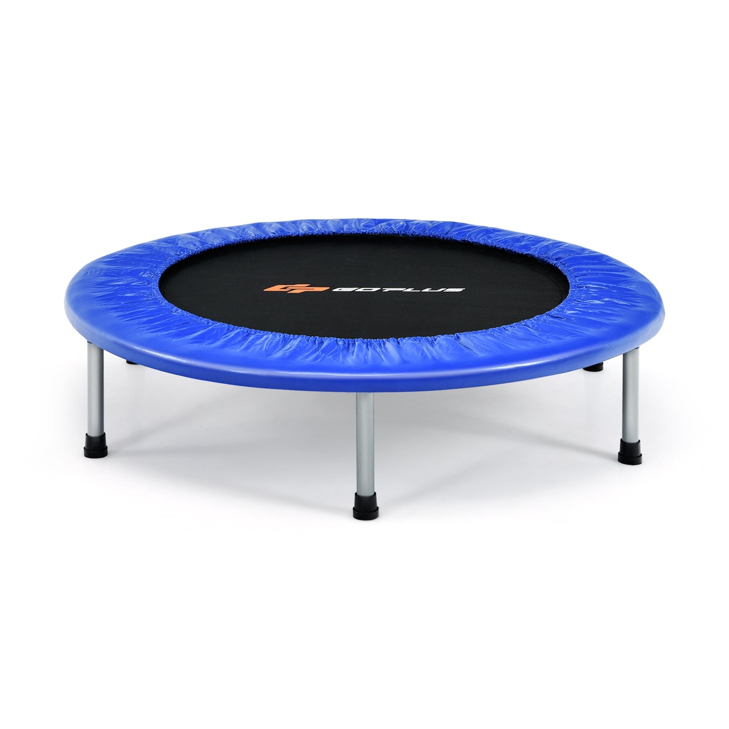 36 Inch Mini Folding Trampoline Portable Recreational Fitness Rebounder-Blue Kids Crystal