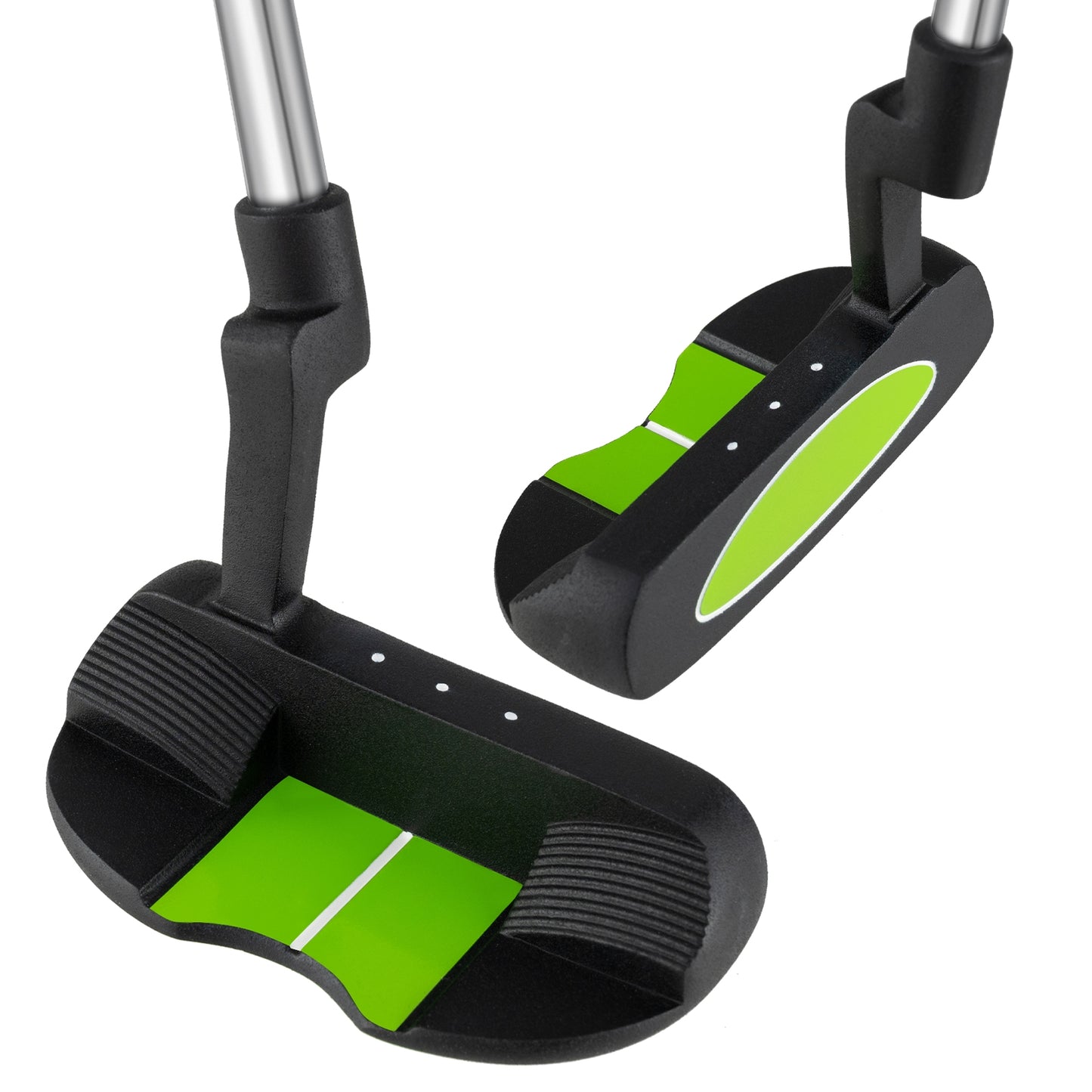 Junior Mallet Putter Individual Gold Club for 8-10 years old Kids-Green Kids Crystal