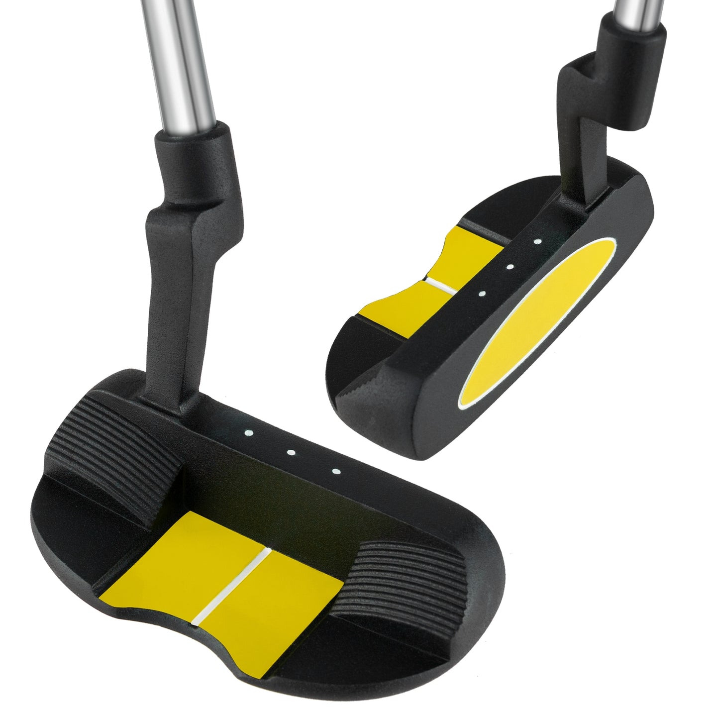 Junior Mallet Putter Individual Gold Club for 8-10 years old Kids-Yellow Kids Crystal