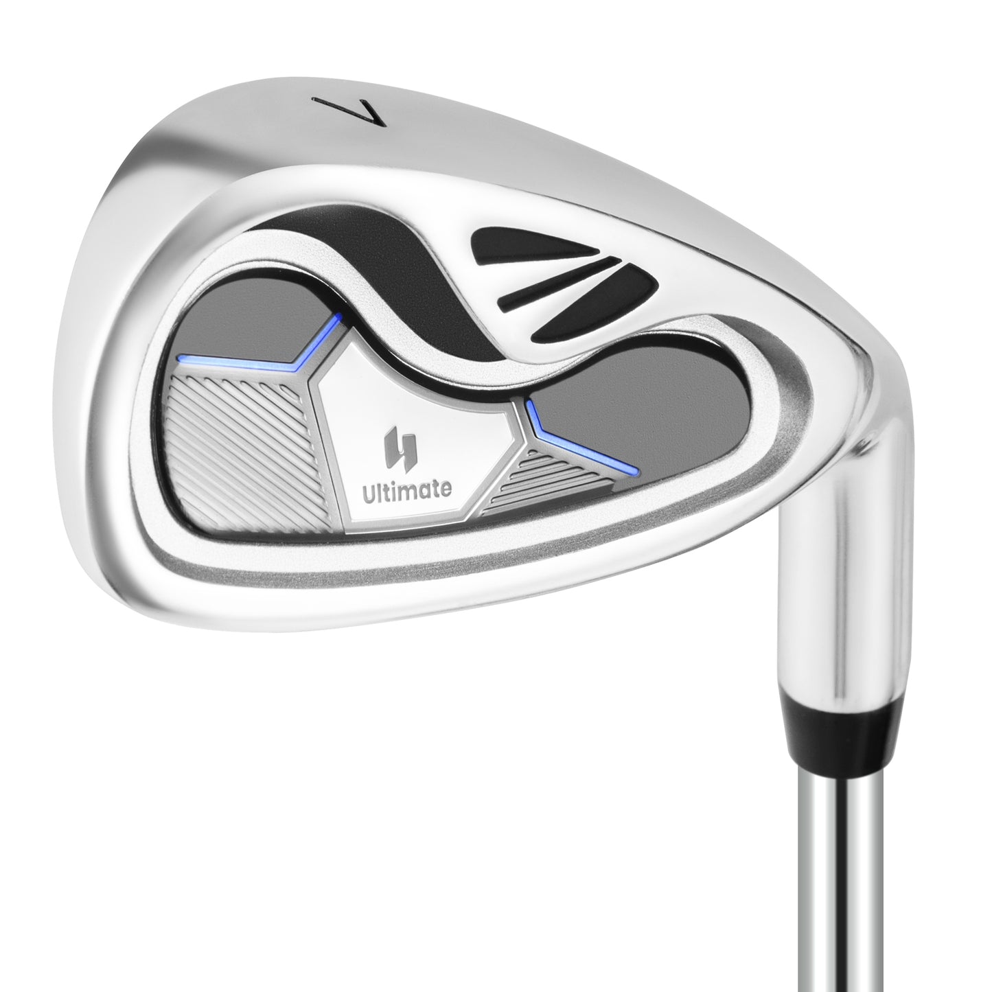 #7 Iron Single Golf Club for Men with Steel Shaft and Headcover Kids Crystal