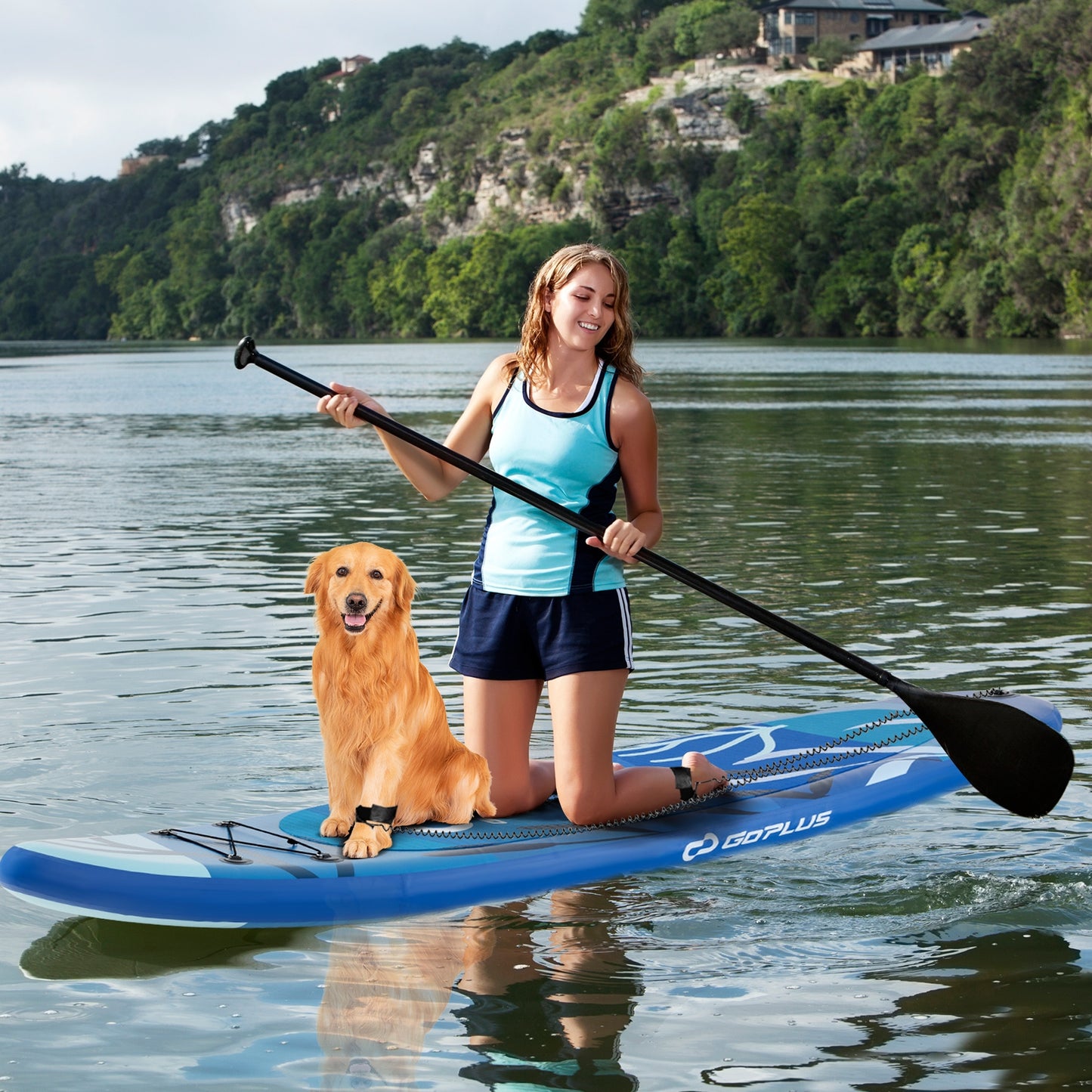 Inflatable Stand Up Paddle Board Sup Board with Premium SUP Accessories-L Kids Crystal