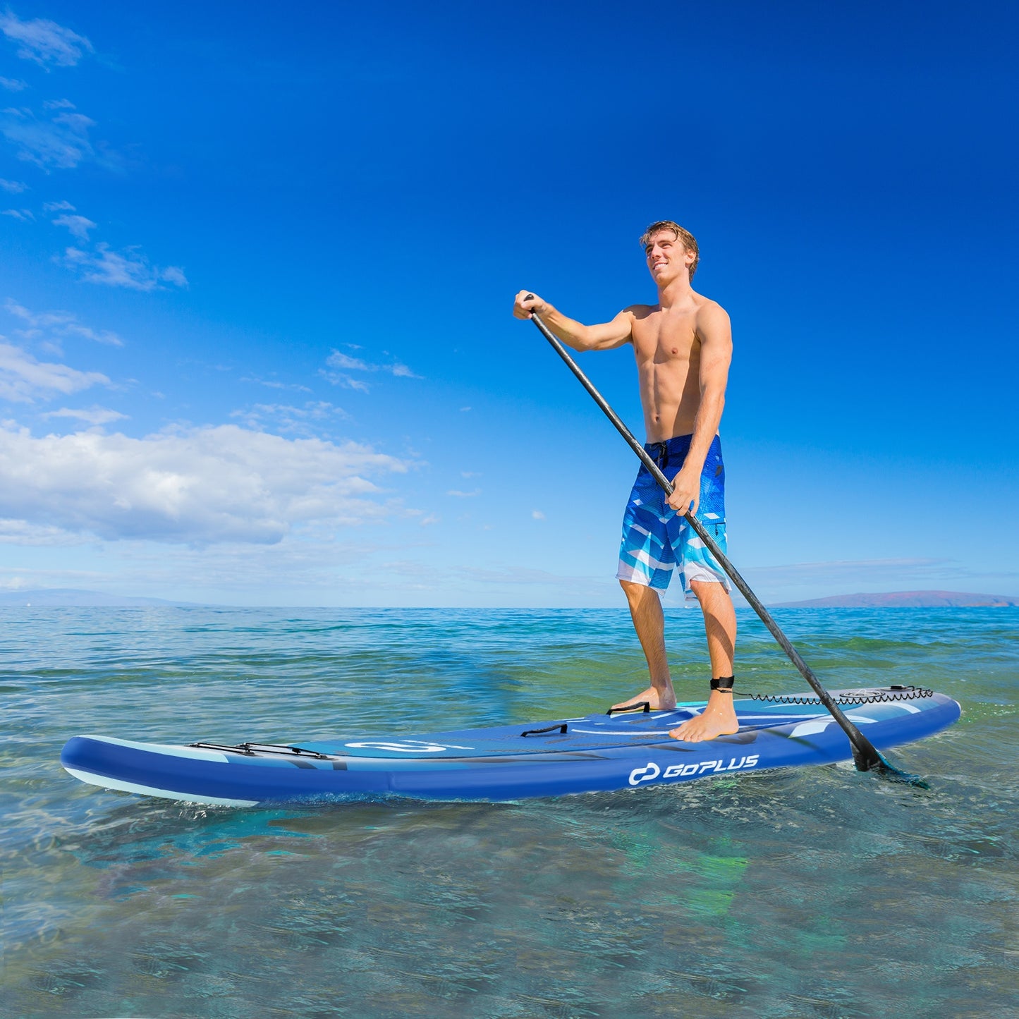 Inflatable Stand Up Paddle Board Sup Board with Premium SUP Accessories-L Kids Crystal