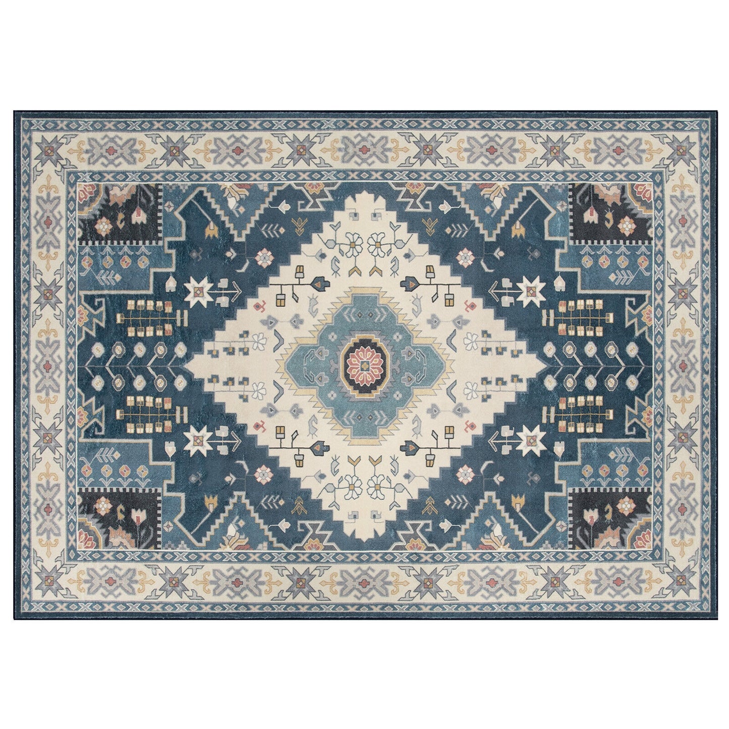 Faux Wool Fabric Area Rugs Doormat-S Kids Crystal