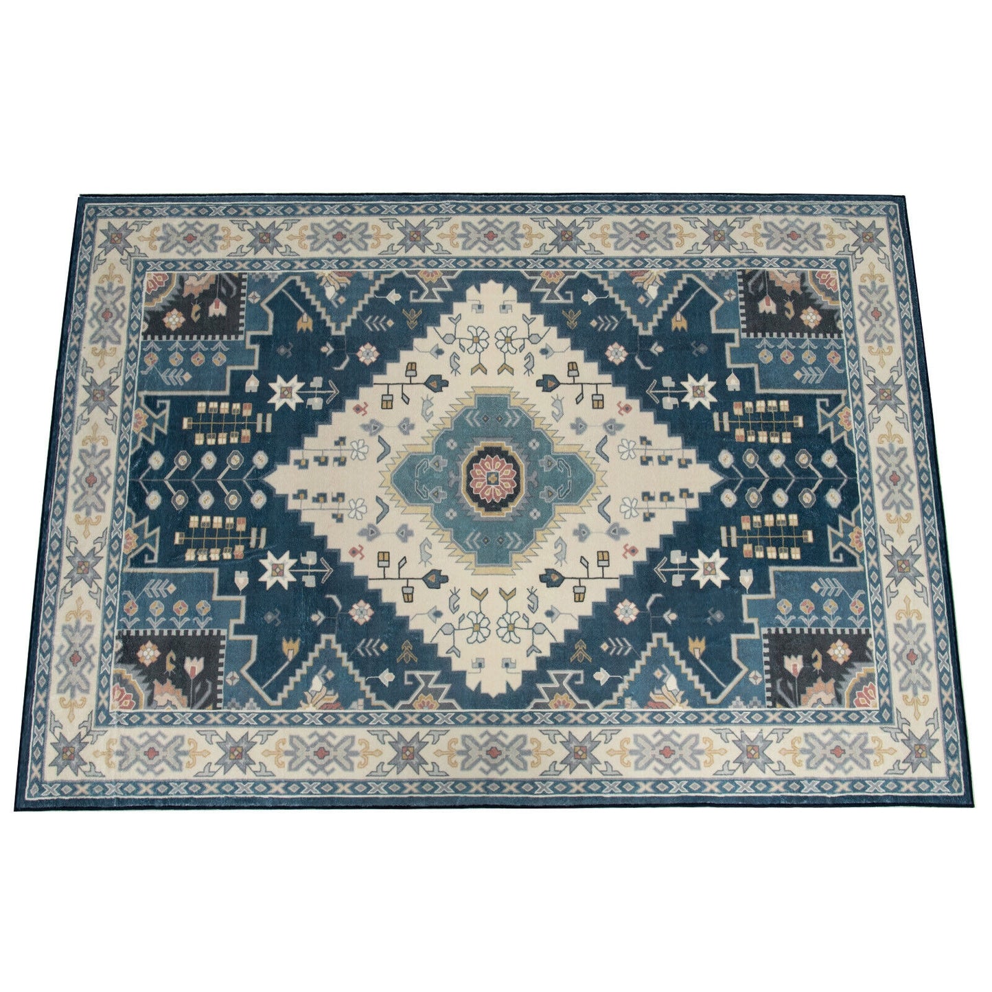 Faux Wool Fabric Area Rugs Doormat-M Kids Crystal