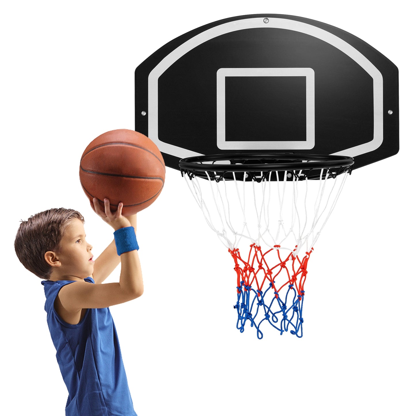 Wall Mounted Basketball Set for Kids Teens Adults Kids Crystal