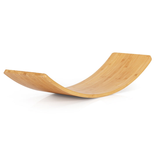 35.5 Inch Wooden Wobble Balance Board for Toddler and Adult Kids Crystal