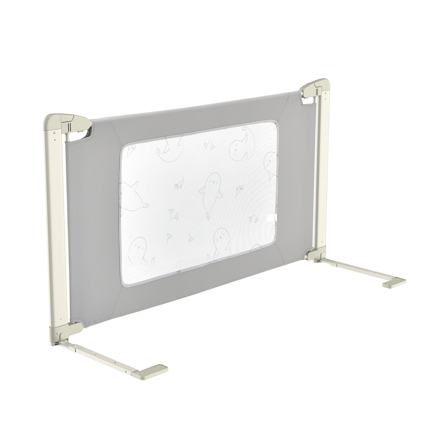 Bed Rail Guard for Toddlers Kid with Adjustable Height and Safety Lock-59 inch Kids Crystal