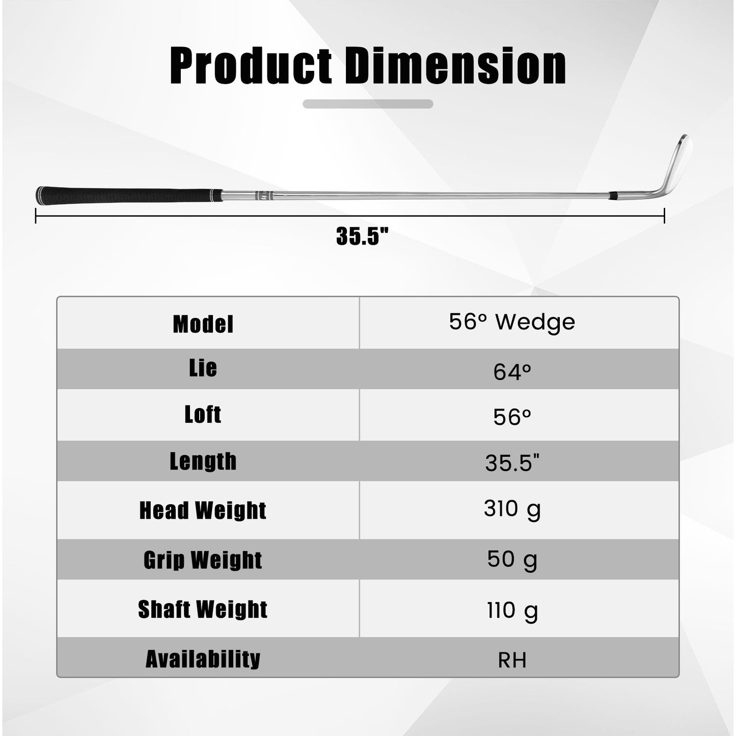 Golf Sand Wedge 56/60 Degree Gap Lob Wedge with Grooves Right Handed-56 Degrees Kids Crystal