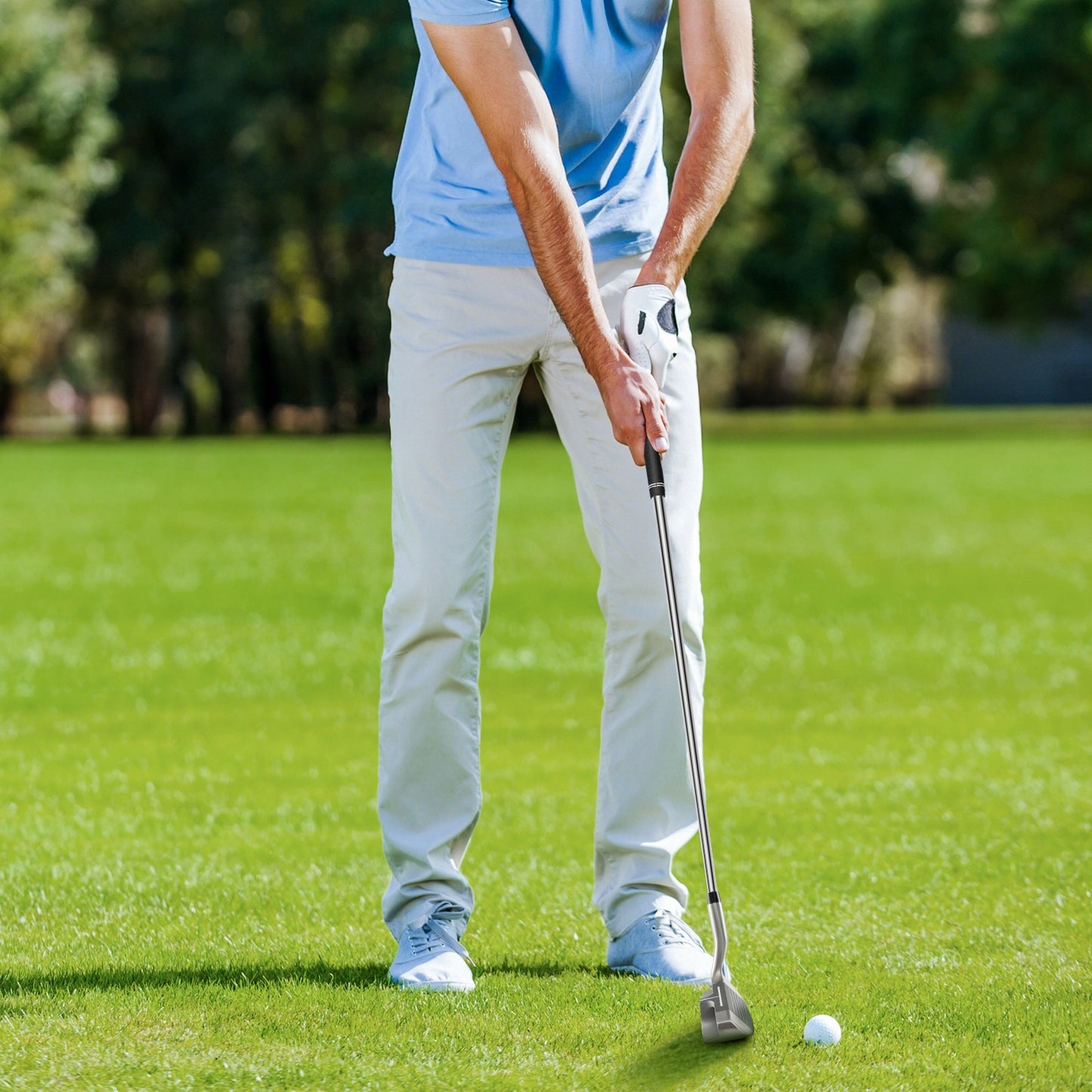 Golf Club Chipper 36 Degree Pinching Wedge to Cut Stroke from Short Game Right Handed Kids Crystal