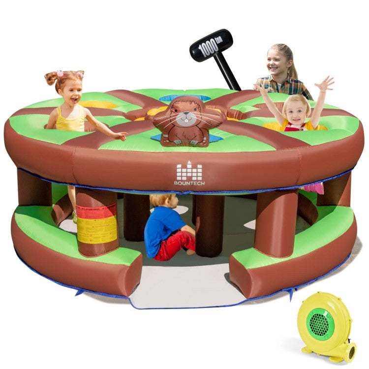 Inflatable Human Whack a Mole for Kids with 480W Blower for Yard Kids Crystal