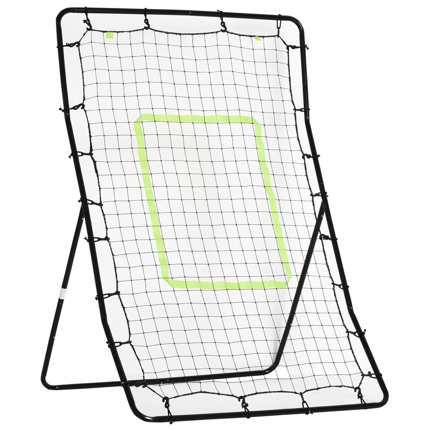 Multi-use Sports Rebounder Net Pitchback Sreen Target Throwing Pitching Fielding Catching Practice Trainer Adjustable Angle Kids Crystal