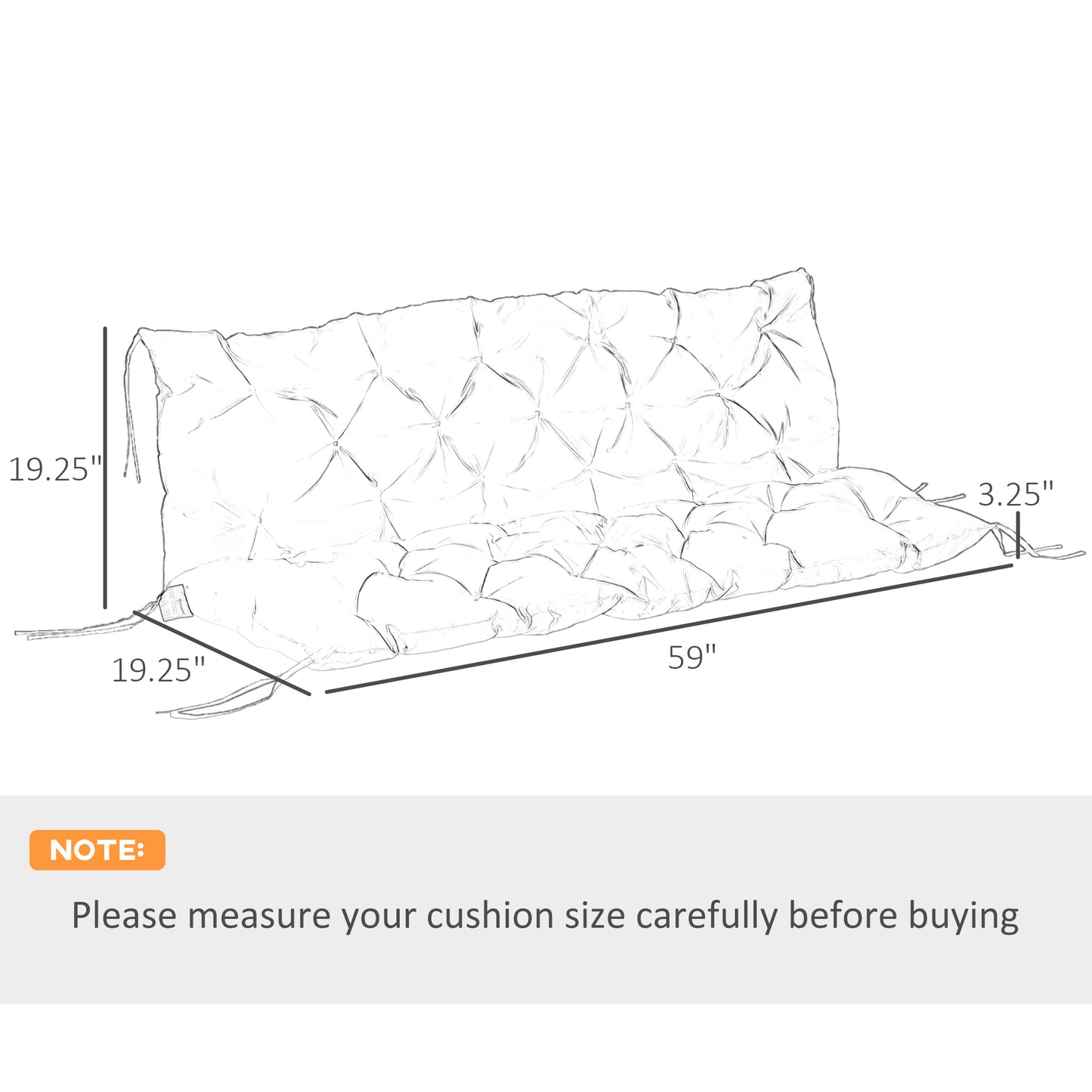 3 Seater Outdoor Seat Pads Bench Swing Chair Replacement Cushions Backrest for Patio Garden, Wine Red Kids Crystal