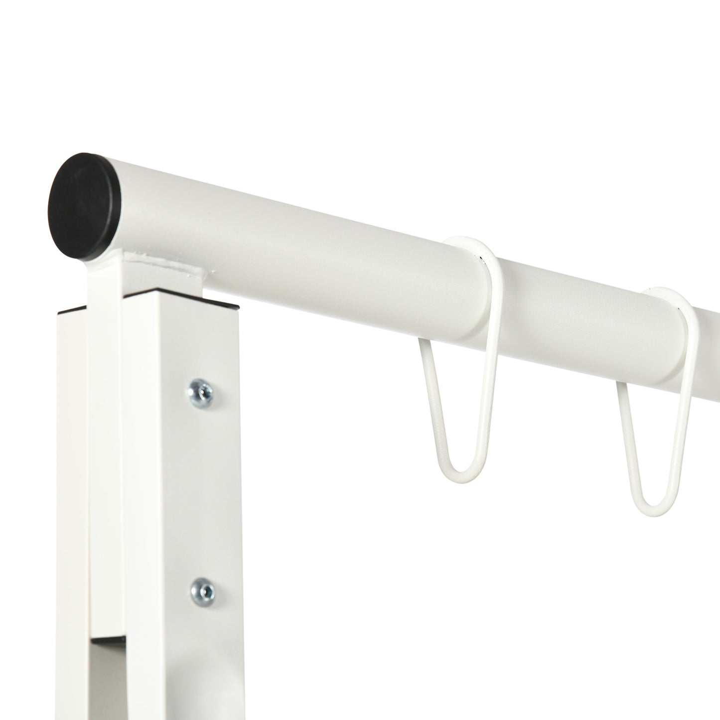 Metal Swing Stand Swing Frame, Hanging Chair Stand Only, 528 LBS Weight Capacity, for Backyard, Patio, Lawn, White