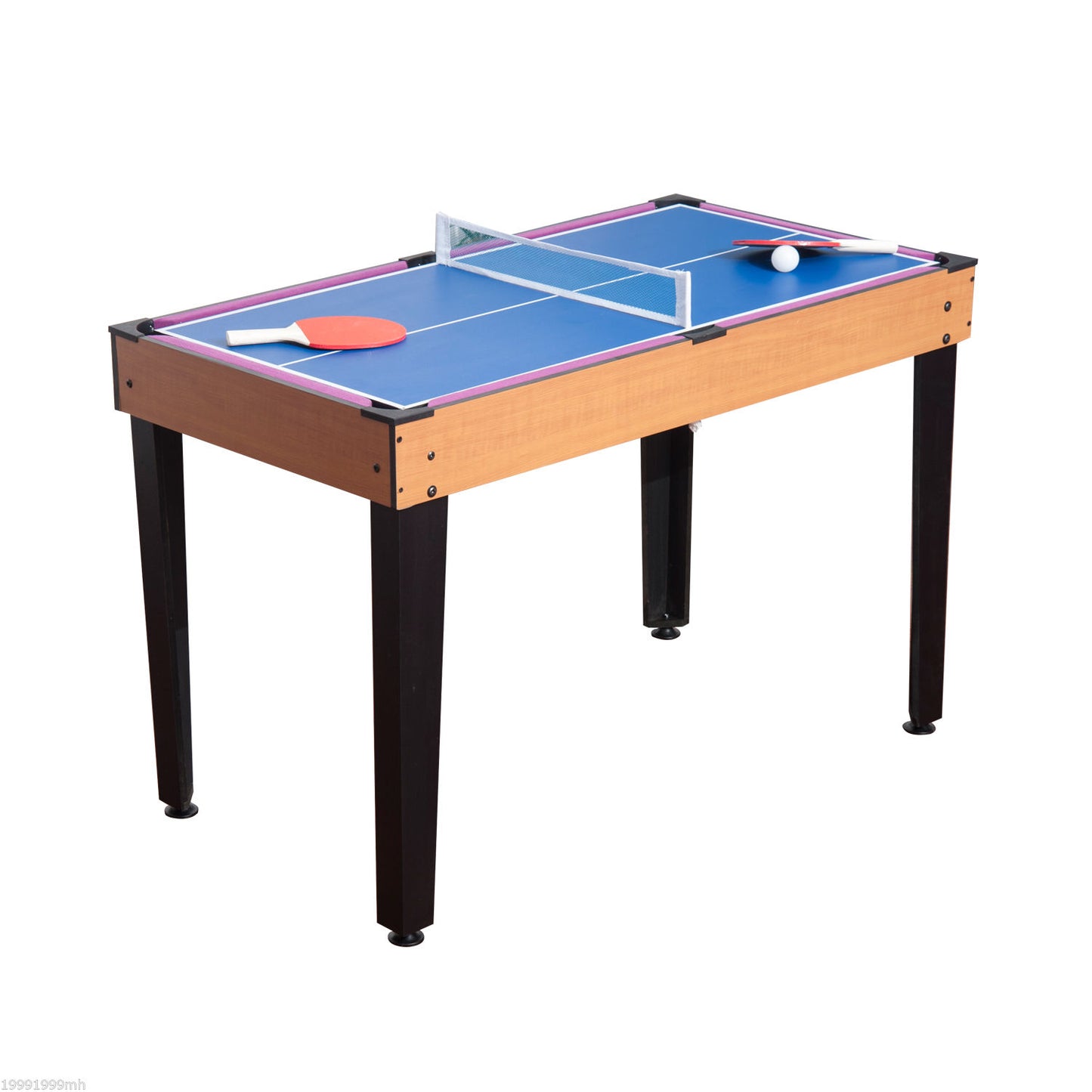 3-in-1 Mini Multi-Game Table Set for Billiards Table Tennis Air Hockey with Complete Accessories Kids Crystal
